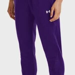 UNDER ARMOUR NEW LOOSE FIT PURPLE JOGGERS WOMEN SIZE SMALL